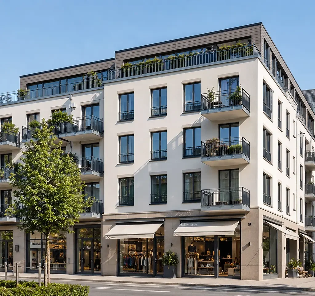 Wohn- und Geschäftshaus im Mietbereich
