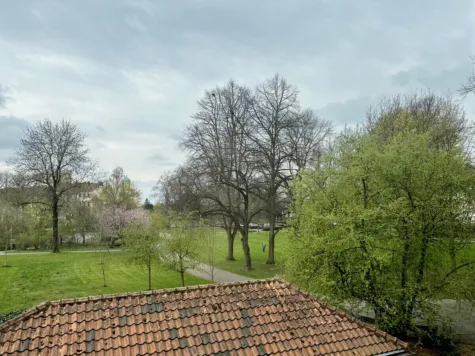 Helle 3-Zimmer-Wohnung im Grünen mit top Anbindung - Blick ins Grüne (71339)
