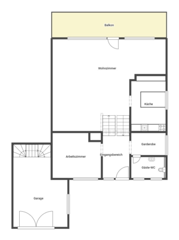 Einfamilienhaus mit Einliegerwohnung und idyllischem Garten – Eine wahre Perle! - 1. Etage (70533)