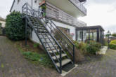 Zugang vom Balkon in den Garten