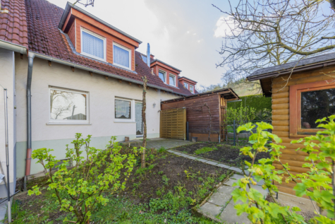 Wohnglück auf 134m². Reihenmittelhaus in ruhiger Lage von Iserlohn! - Gartenseite (70935)