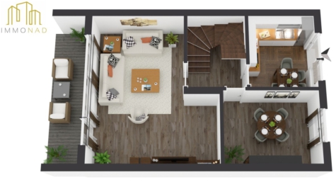 Wohnglück auf 134m². Reihenmittelhaus in ruhiger Lage von Iserlohn! - Erdgeschoss (70937)