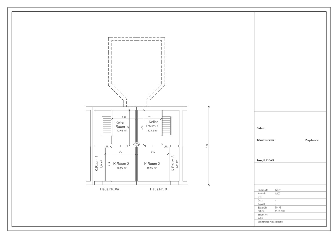 Grundriss Kellergeschoss