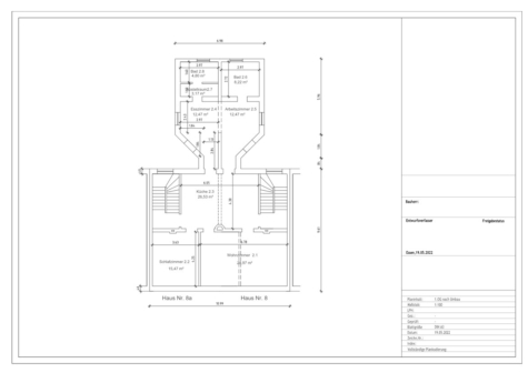 Ein Haus – viele Möglichkeiten: Wohnen, Vermieten oder beides kombinieren - Grundriss 1. Obergeschoss (69990)