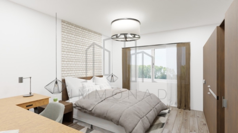 Besichtigungstermin vereinbaren: Ihr neues Zuhause wartet auf Sie! - Visualisierung Schlafzimmer (70338)