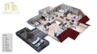 Luxuriöses Wohnen in architektonischem Unikat – Koiteich, Sauna, Solaranlage & mehr - Obergeschoss