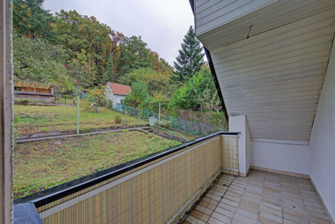 Zuhause zwischen Natur und Stadt – großzügig wohnen mit Komfort - Balkon im Obergeschoss (69979)