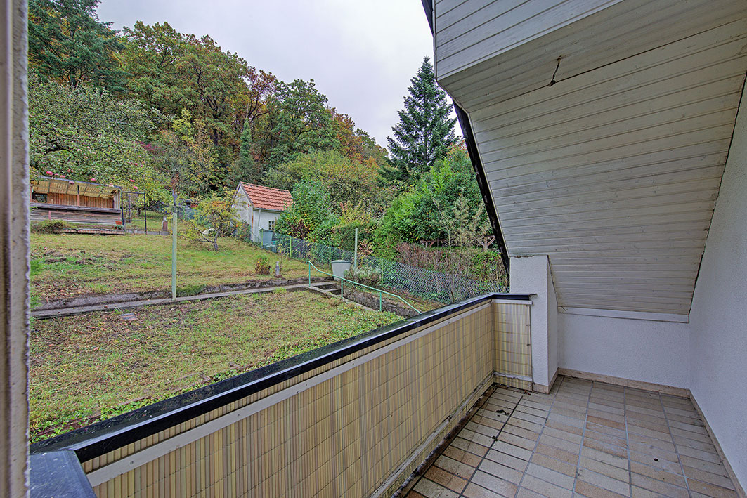 Balkon im Obergeschoss