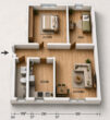 Attraktive 3-Zimmer-Wohnung mit Eigennutzungsoption - Erdgeschoss