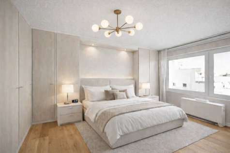 Eigentumswohnung mit 3 Zimmer, 1 Stellplatz & 2 Garagen! - Schlafzimmer (Visualisierung) (69907)