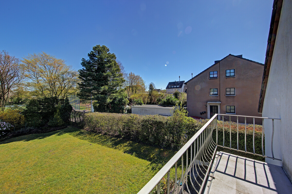 Ausblick vom Balkon