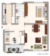 Helle und gepflegte 3-Zimmer-Wohnung mit Balkon in ruhiger Wohnlage - 1.Obergeschoss