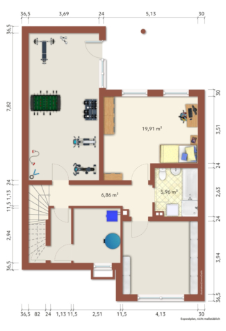 Ein Bungalow zum Verlieben. Einfamilienhaus mit viel Platz und Charisma. - Kellergeschoss (70635)
