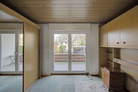 Ihr Rückzugsort mit Balkon: gemütliche Wohnung im Hochparterre - Schlafzimmer (69930)
